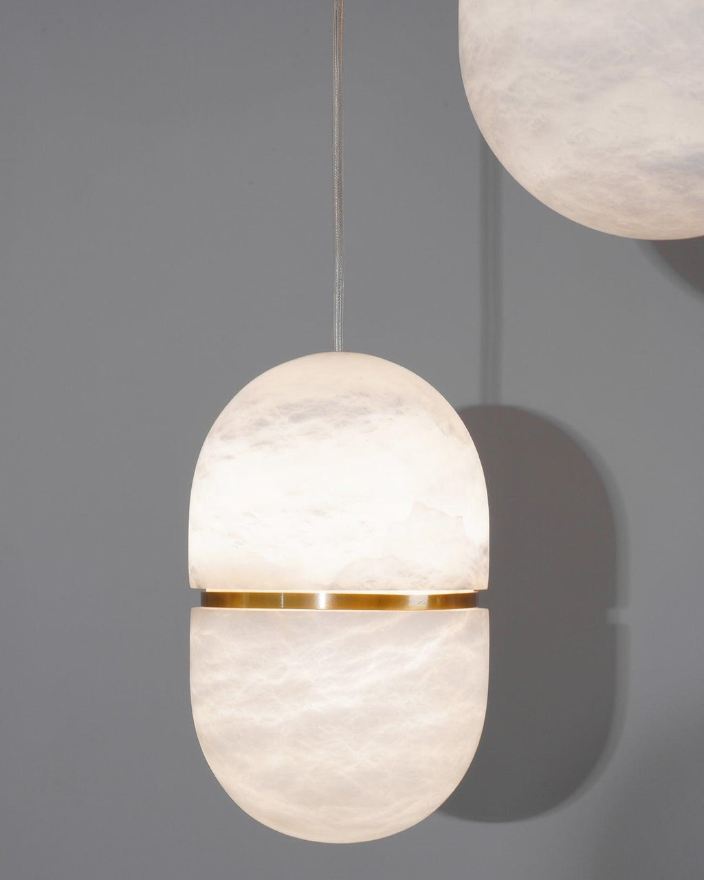 Harvenmere Alabaster Pendant Light-Moonnatur