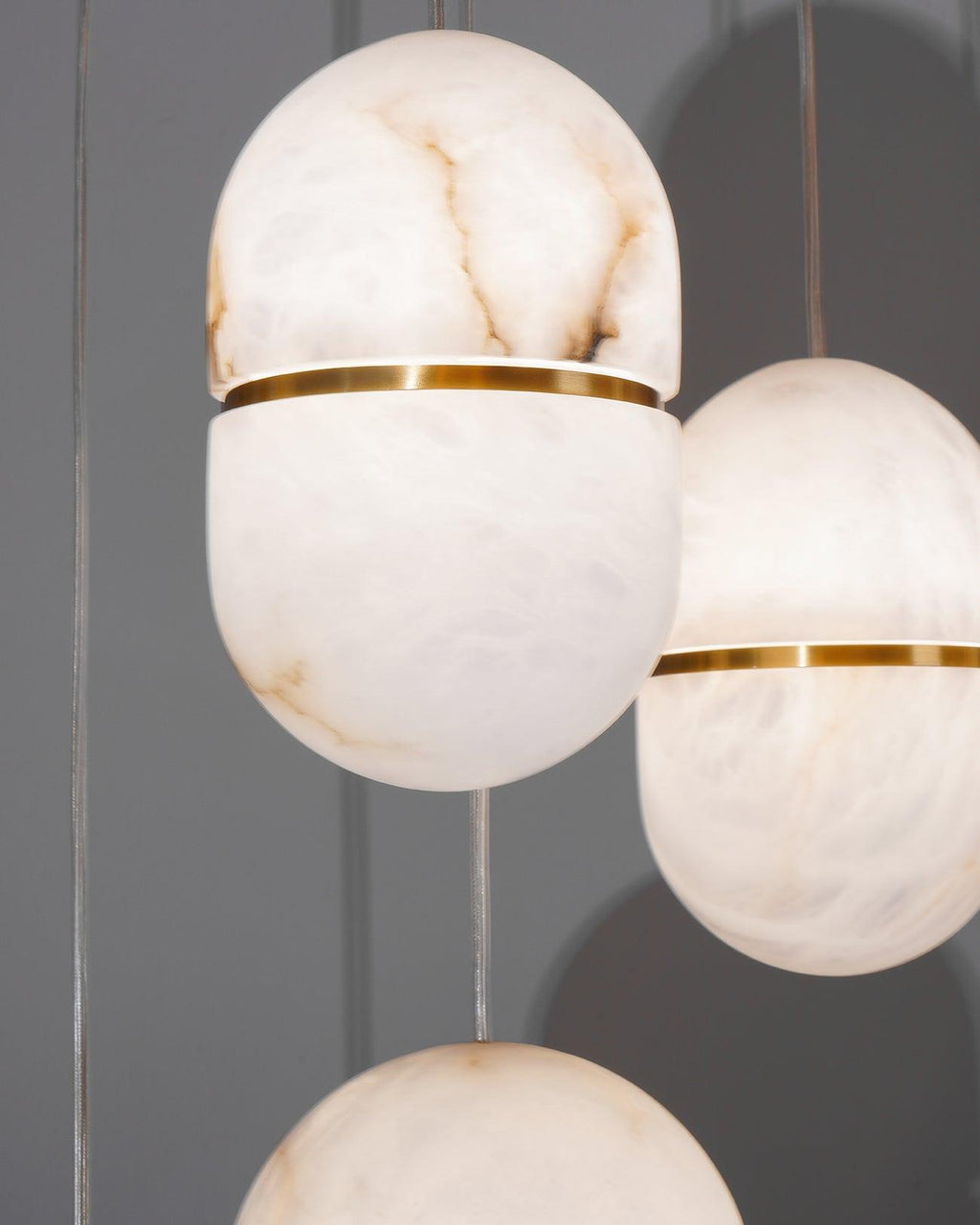 Harvenmere Alabaster Pendant Light-Moonnatur