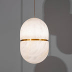 Harvenmere Alabaster Pendant Light-Moonnatur