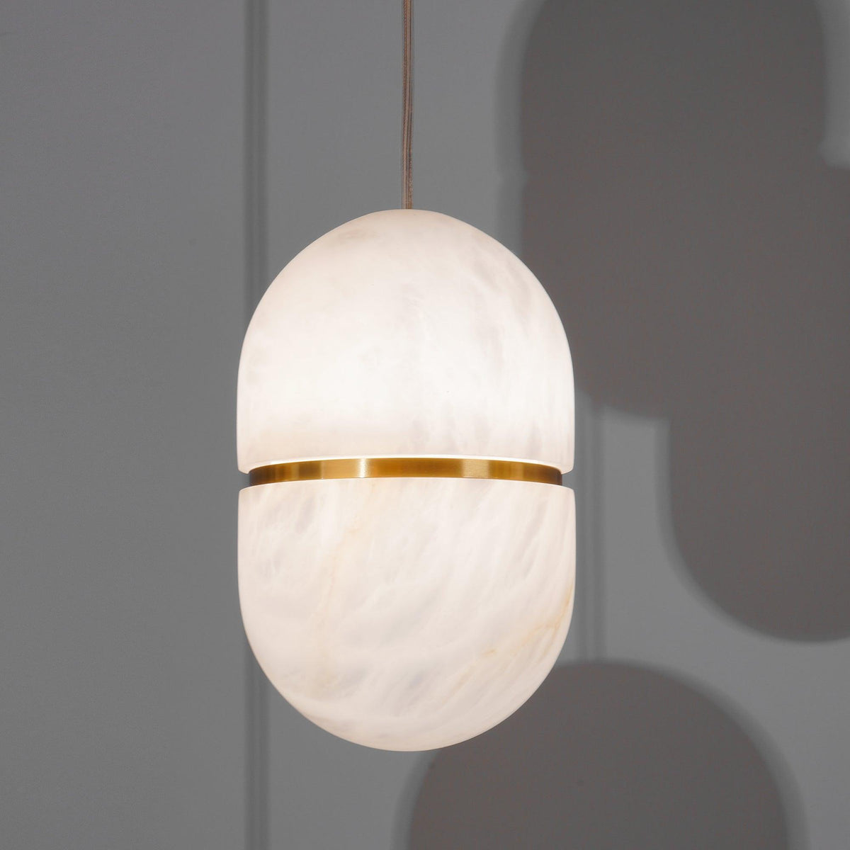Harvenmere Alabaster Pendant Light-Moonnatur