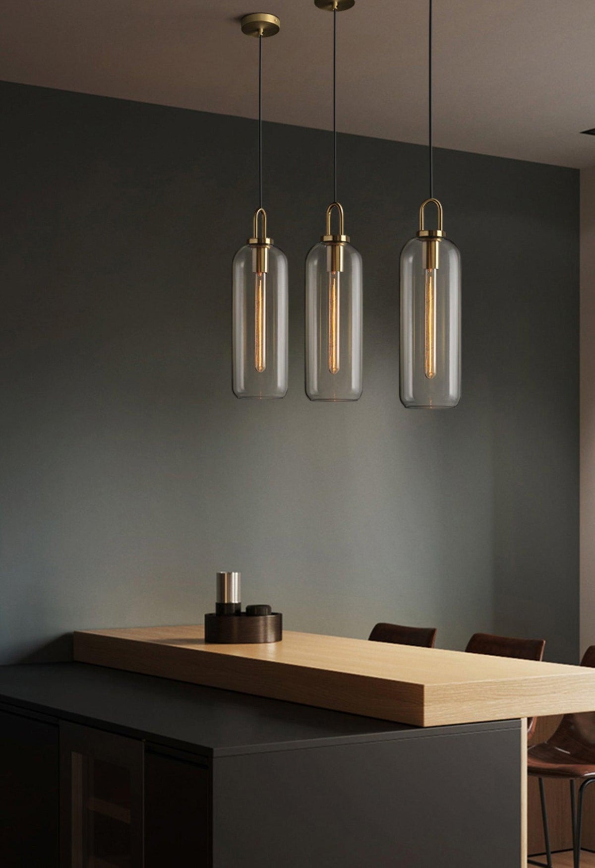 Lyrenina Glass Pendant Light-Moonnatur