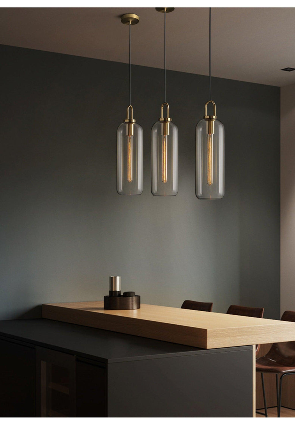 Lyrenina Glass Pendant Light-Moonnatur