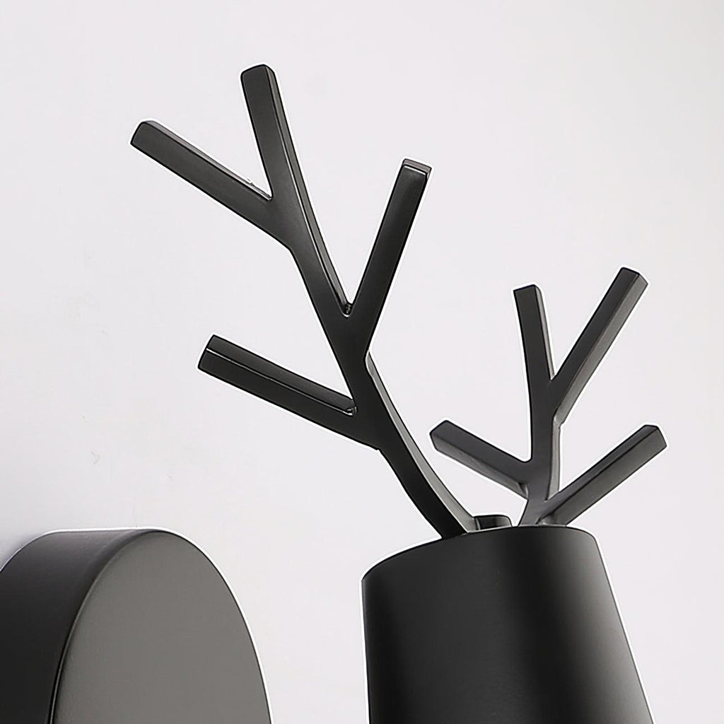 Caperwyn Iron Wall Light-Moonnatur