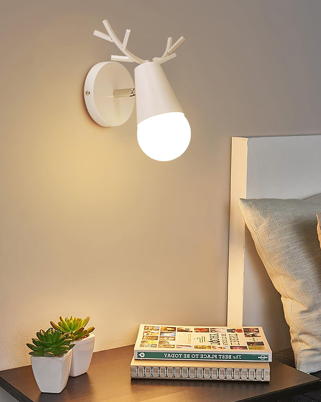 Caperwyn Iron Wall Light-Moonnatur