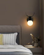 Caperwyn Iron Wall Light-Moonnatur