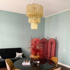 Urenenora Glass Chandelier-Moonnatur