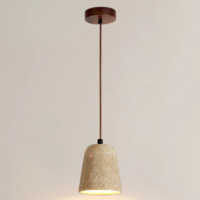 Whitencove Travertine Pendant Light-Moonnatur