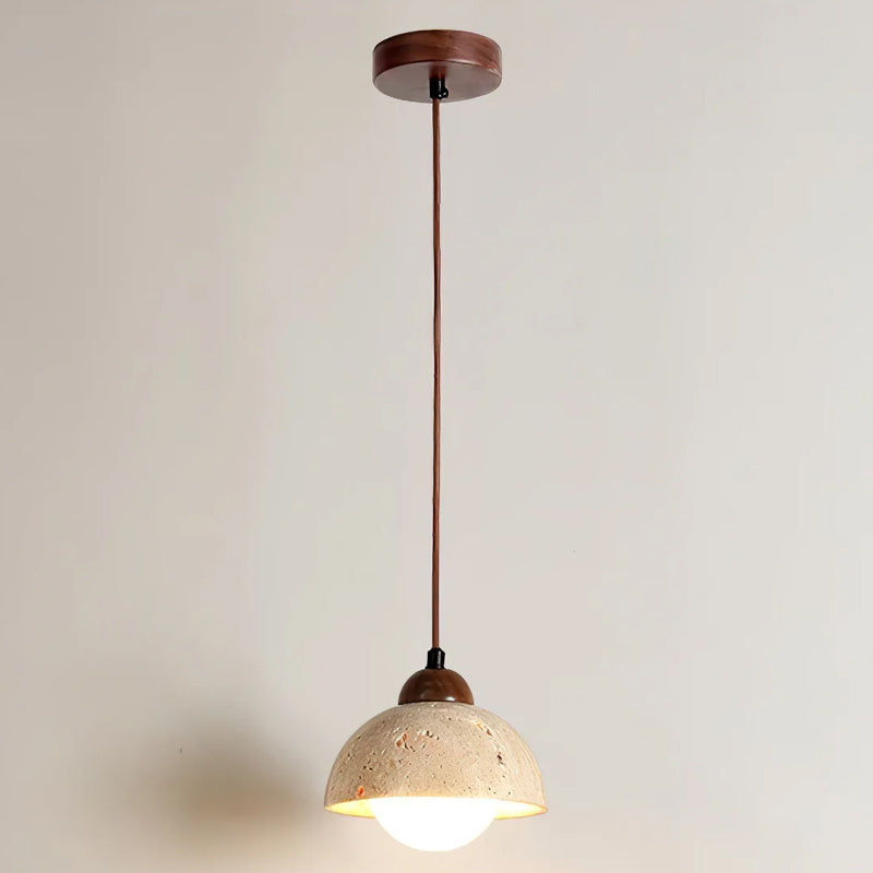 Whitencove Travertine Pendant Light-Moonnatur