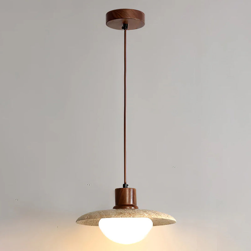 Whitencove Travertine Pendant Light-Moonnatur