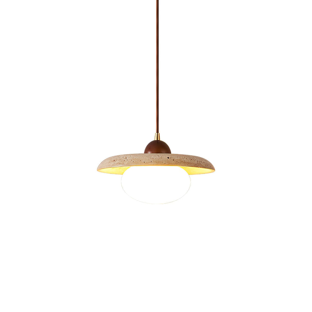 Whitencove Travertine Pendant Light-Moonnatur