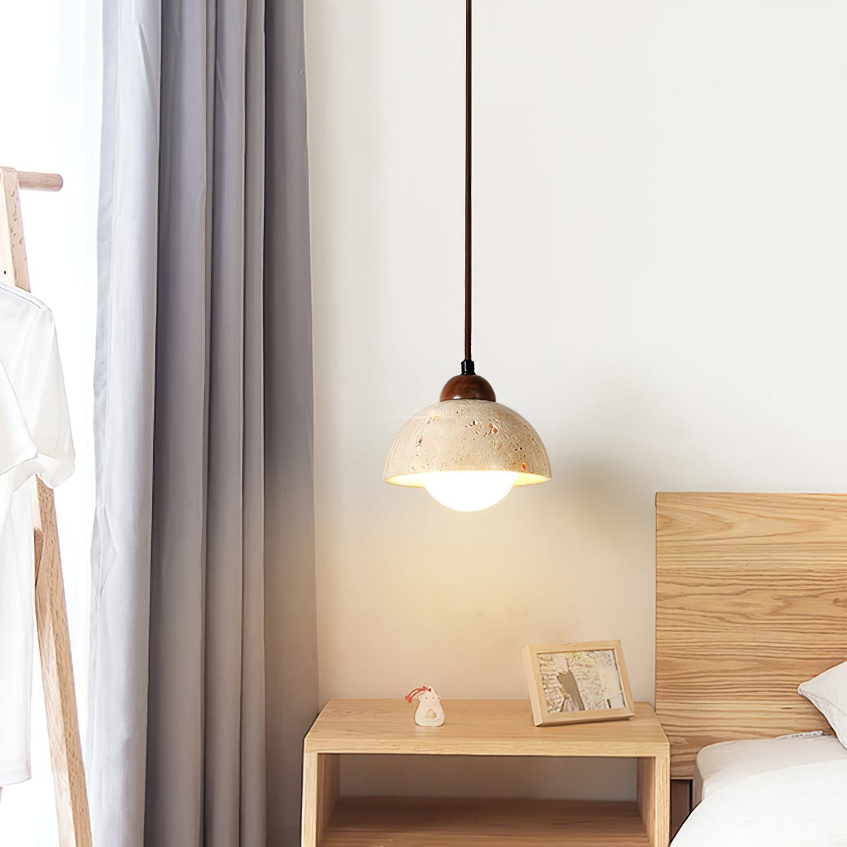 Whitencove Travertine Pendant Light-Moonnatur