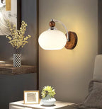 Tarenlyn Walnut Wall Light-Moonnatur