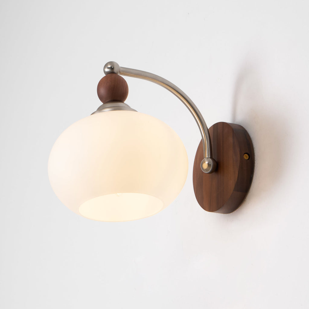 Tarenlyn Walnut Wall Light-Moonnatur