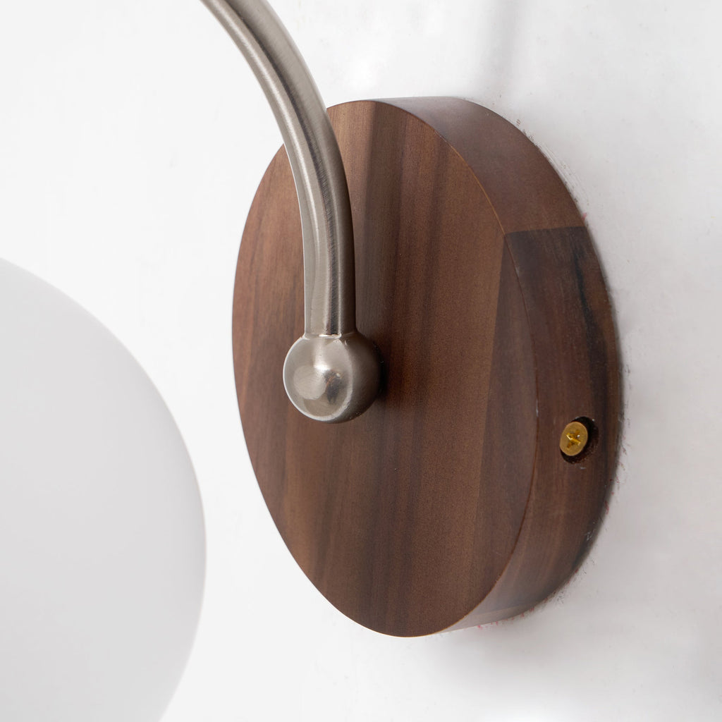 Tarenlyn Walnut Wall Light-Moonnatur