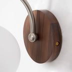Tarenlyn Walnut Wall Light-Moonnatur