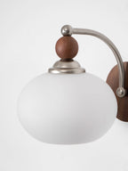 Tarenlyn Walnut Wall Light-Moonnatur