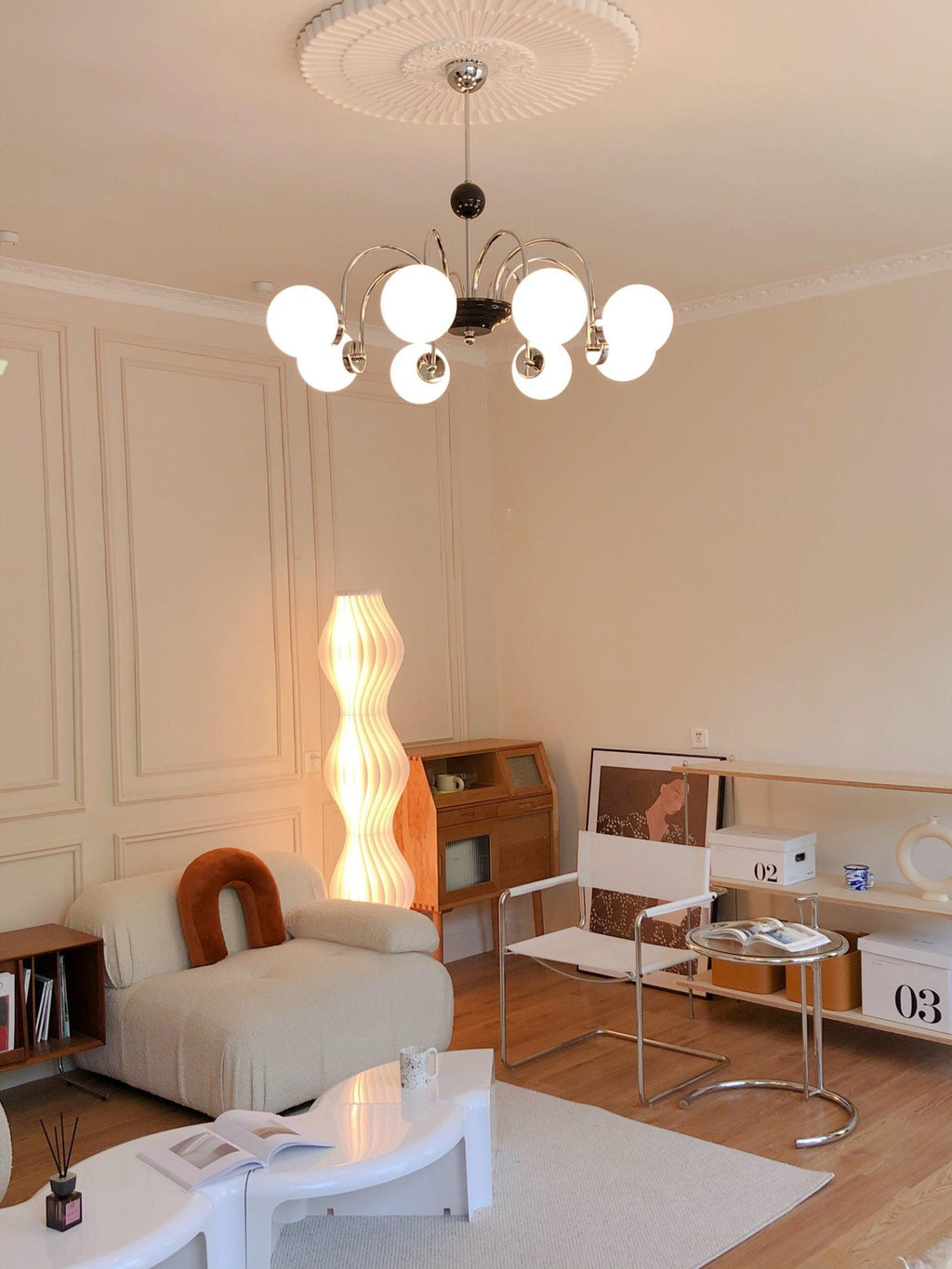 Morlina Glass Chandelier-Moonnatur