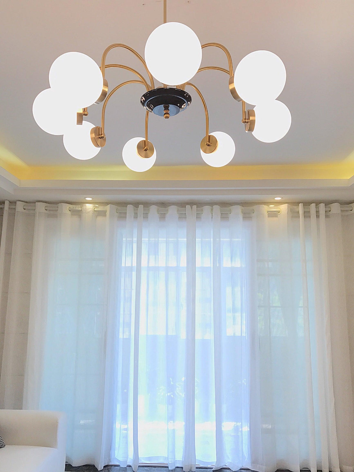 Morlina Glass Chandelier-Moonnatur