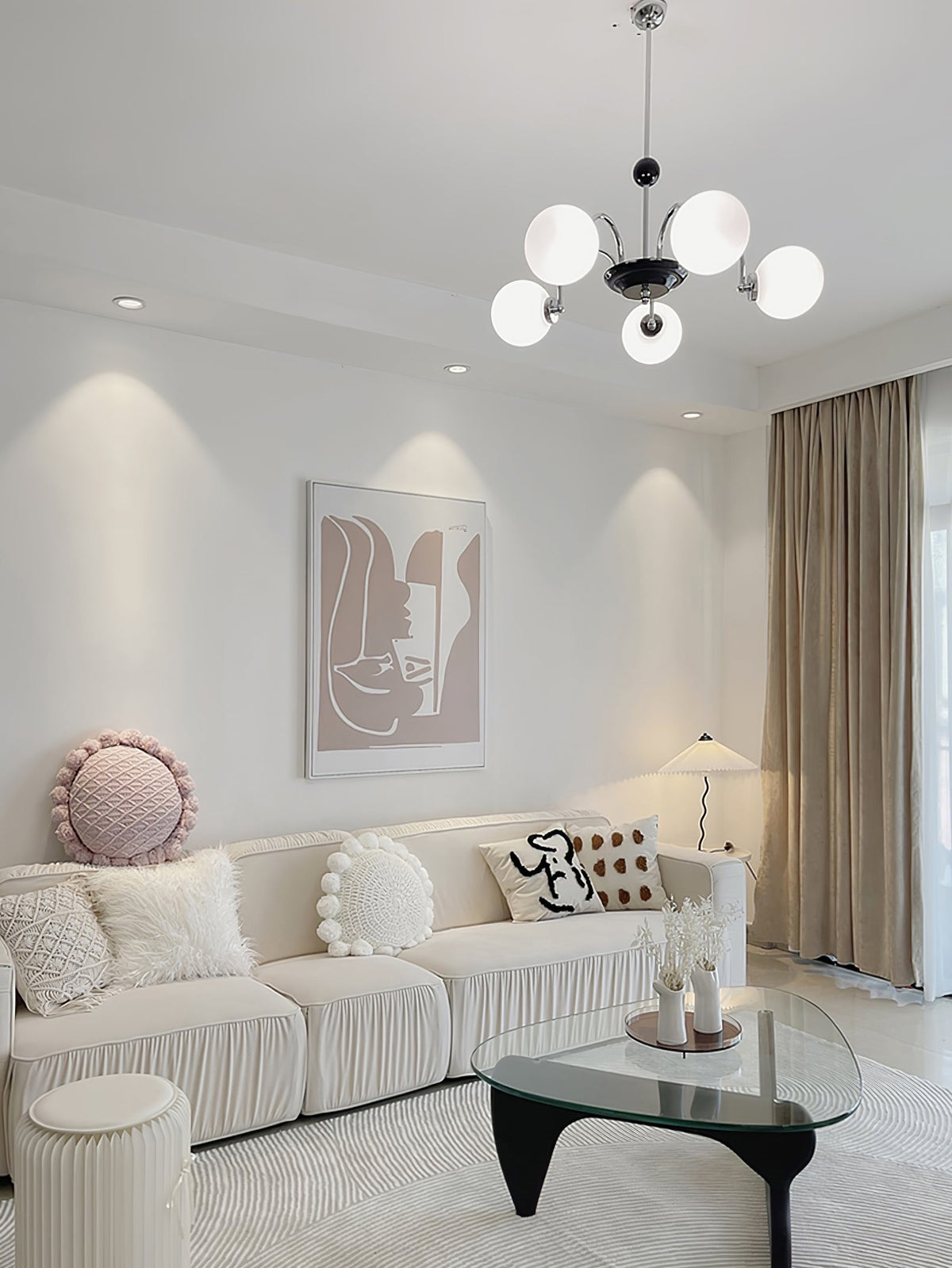 Morlina Glass Chandelier-Moonnatur