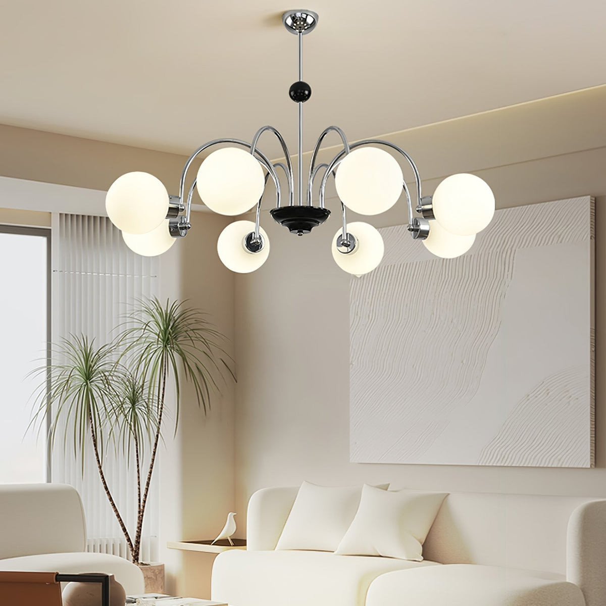 Morlina Glass Chandelier-Moonnatur