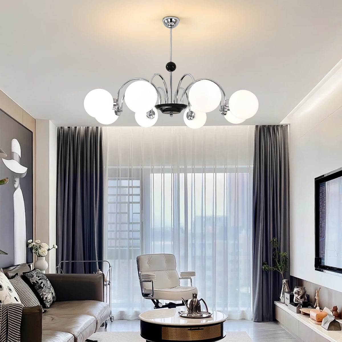 Morlina Glass Chandelier-Moonnatur