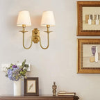 Veyrenina Fabric Wall Light-Moonnatur