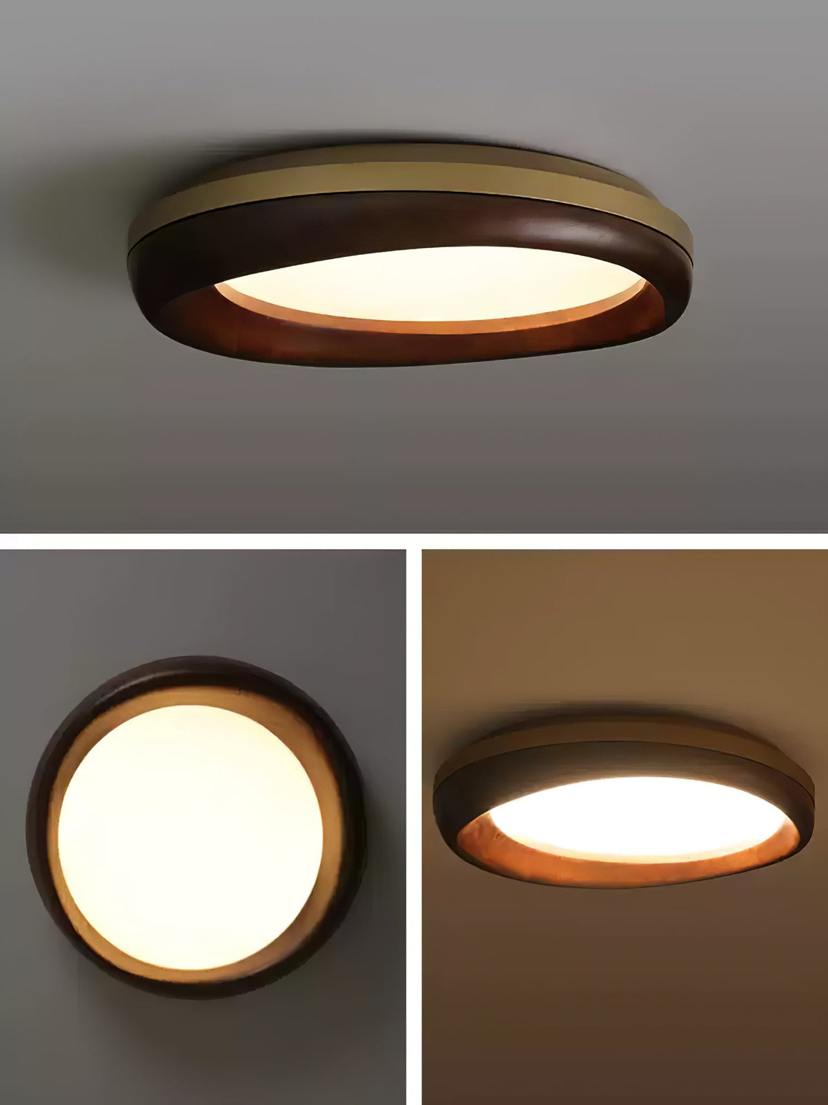 Rosera Wood Ceiling Light-Moonnatur