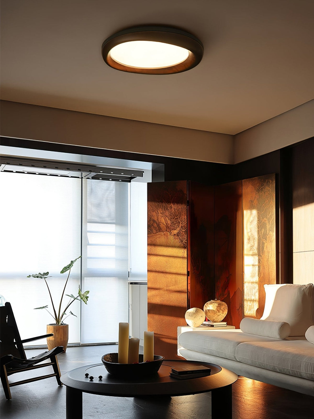 Rosera Wood Ceiling Light-Moonnatur