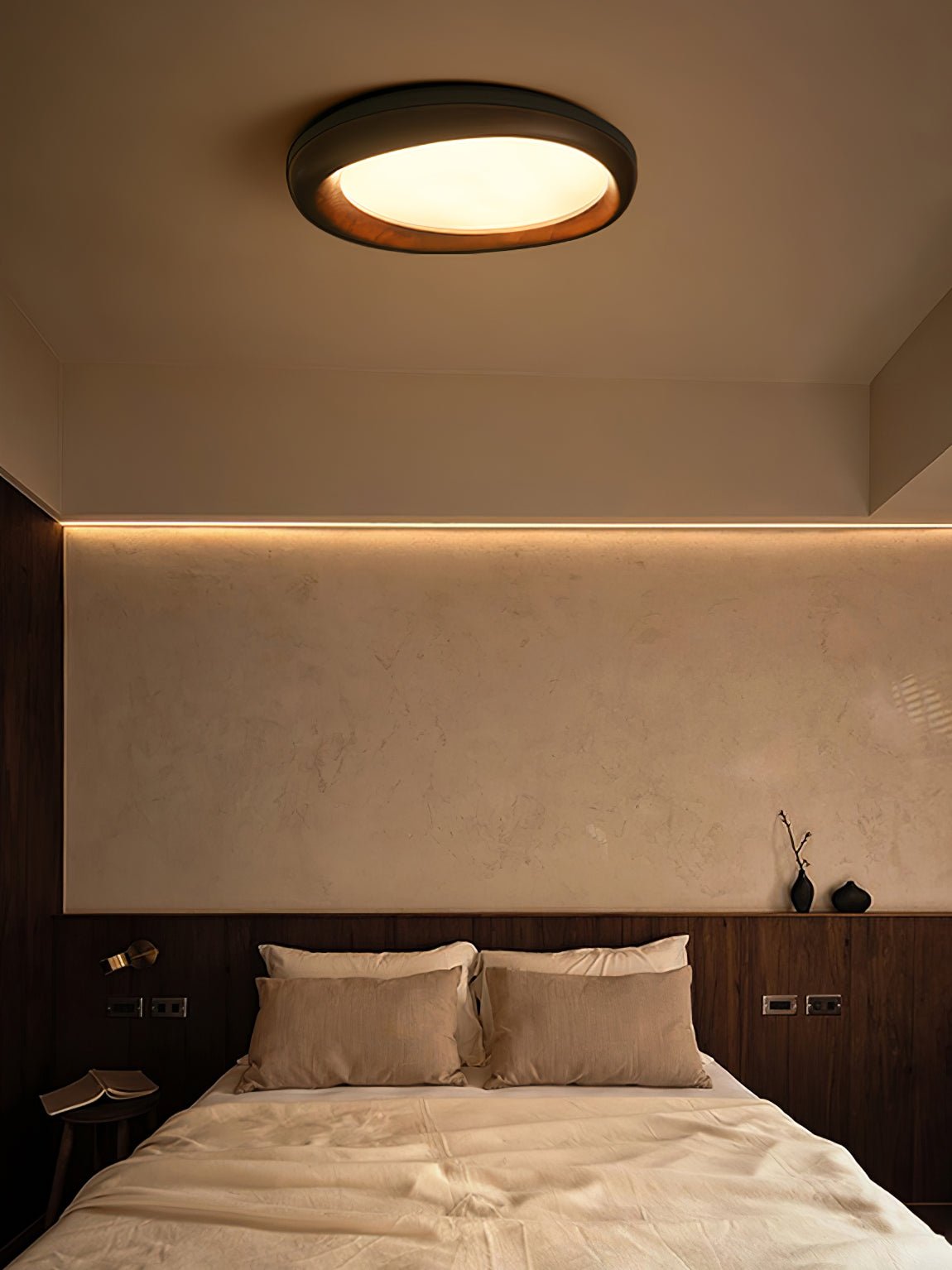 Rosera Wood Ceiling Light-Moonnatur