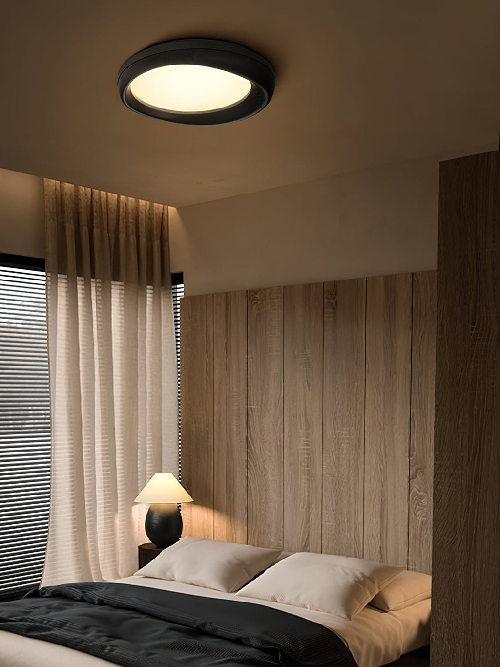 Rosera Wood Ceiling Light-Moonnatur