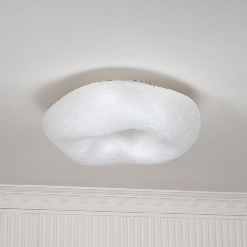 Xelmira Silk Ceiling Lamp-Moonnatur