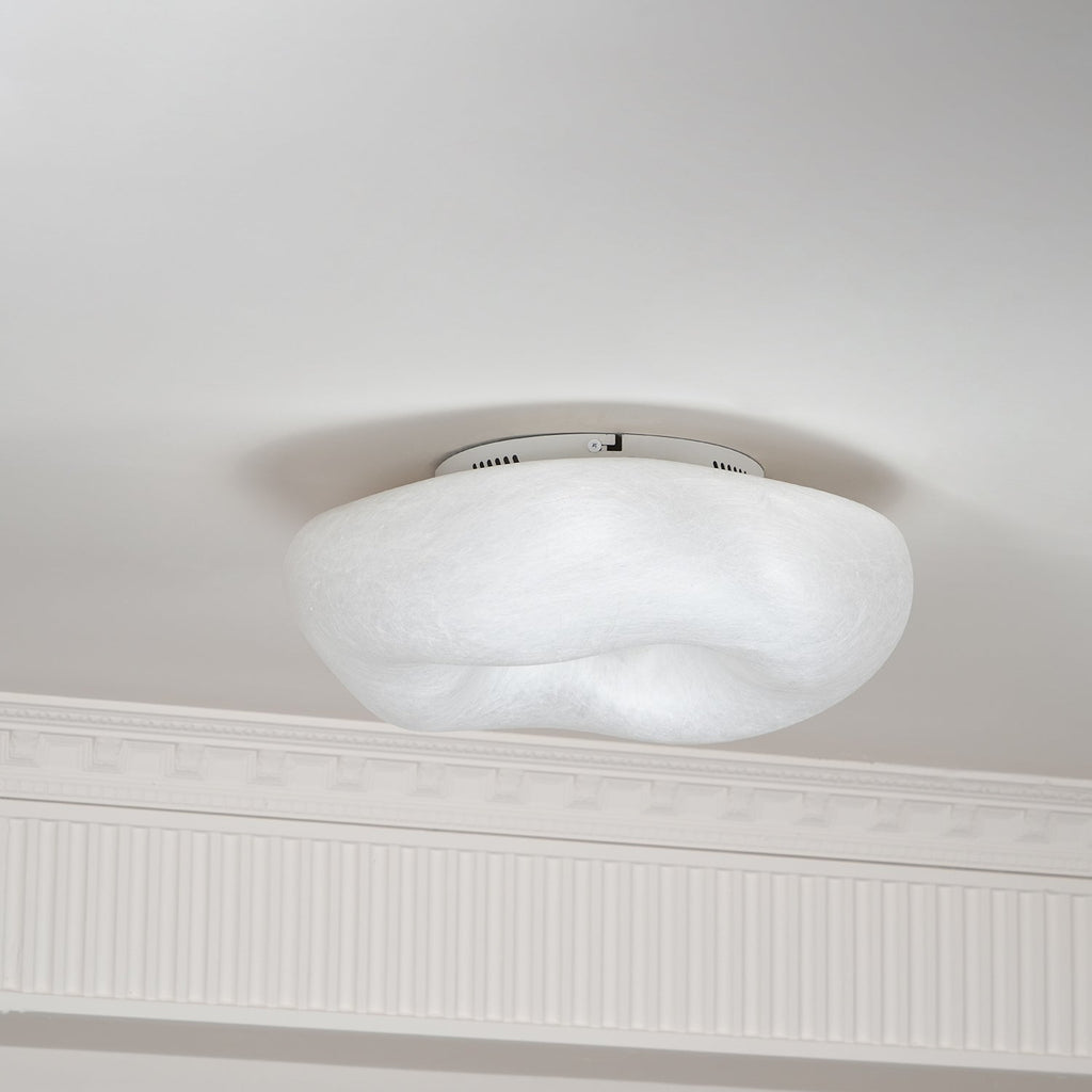 Xelmira Silk Ceiling Lamp-Moonnatur