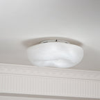 Xelmira Silk Ceiling Lamp-Moonnatur