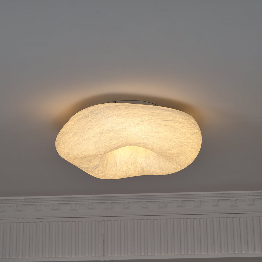 Xelmira Silk Ceiling Lamp-Moonnatur