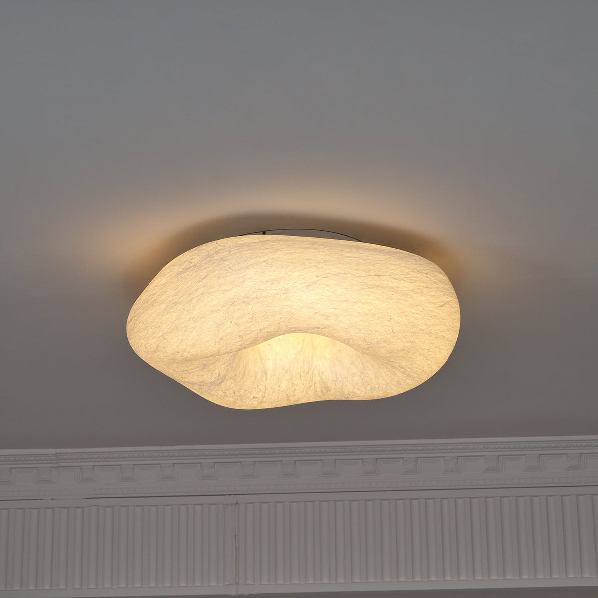 Xelmira Silk Ceiling Lamp-Moonnatur