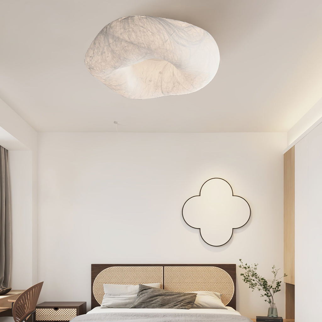 Xelmira Silk Ceiling Lamp-Moonnatur