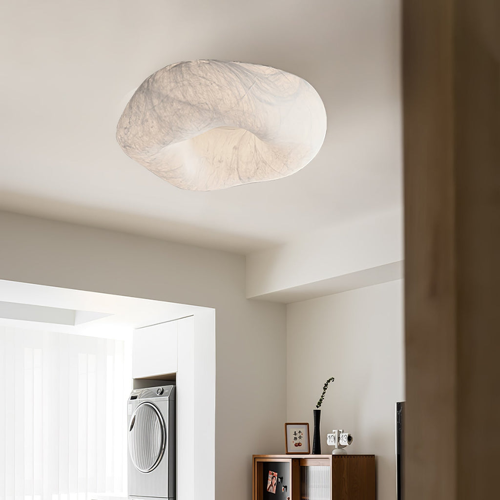 Xelmira Silk Ceiling Lamp-Moonnatur