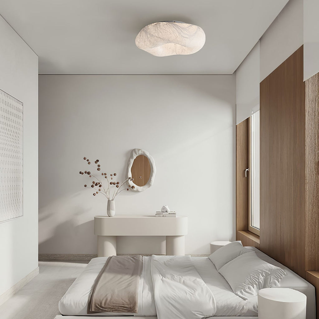 Xelmira Silk Ceiling Lamp-Moonnatur