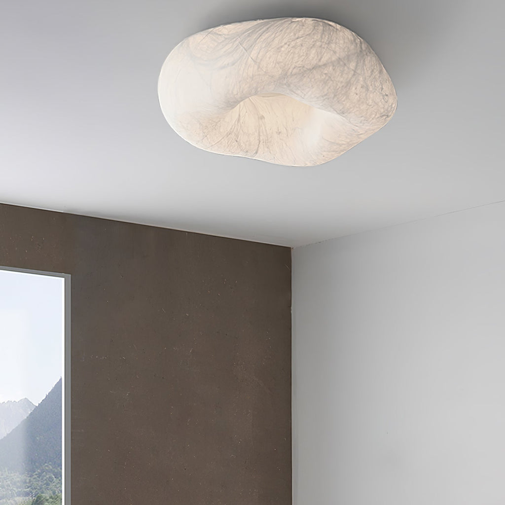 Xelmira Silk Ceiling Lamp-Moonnatur