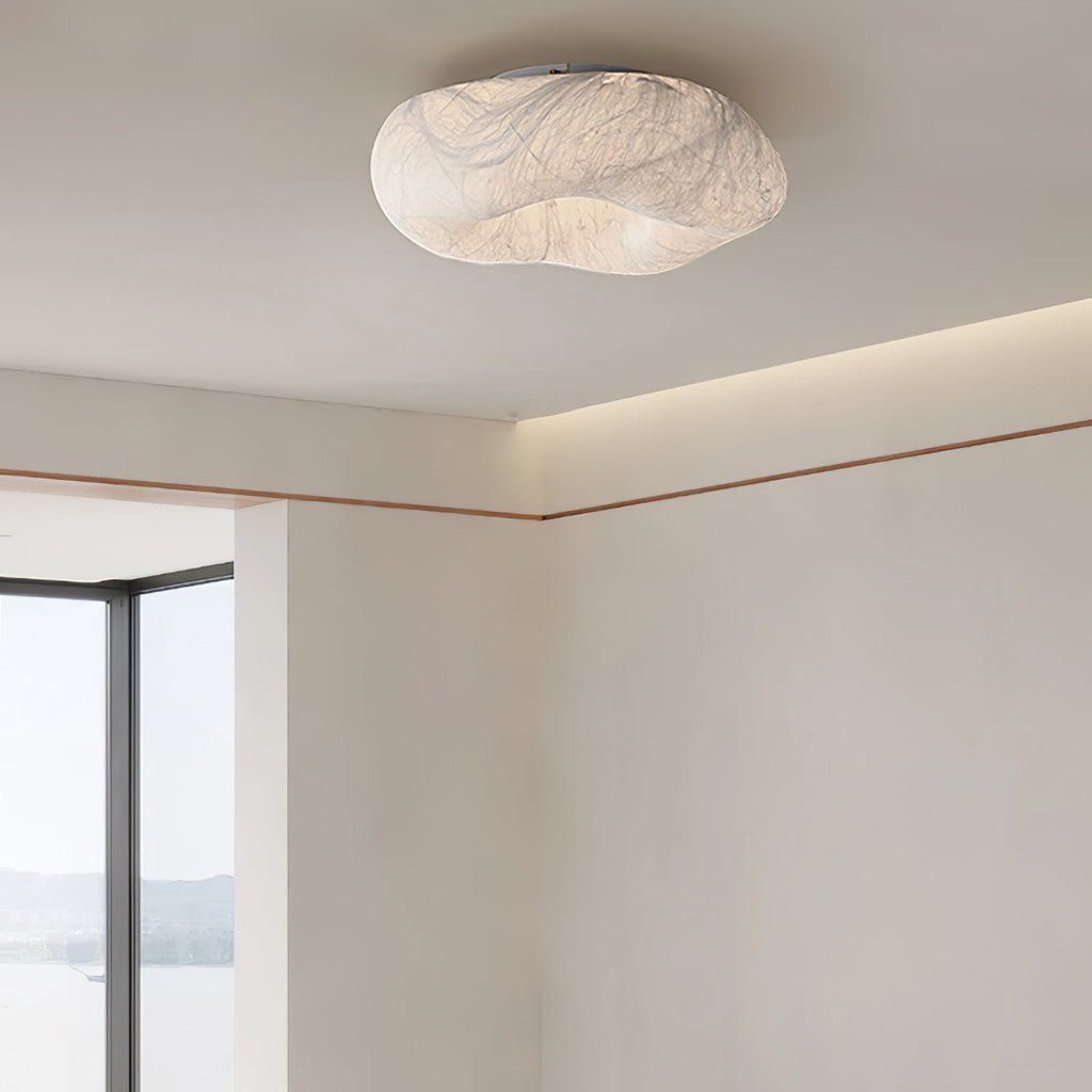Xelmira Silk Ceiling Lamp-Moonnatur