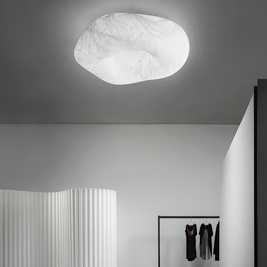 Xelmira Silk Ceiling Lamp-Moonnatur