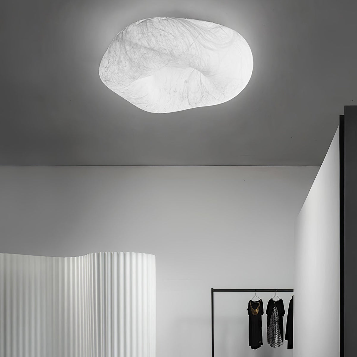 Xelmira Silk Ceiling Lamp-Moonnatur