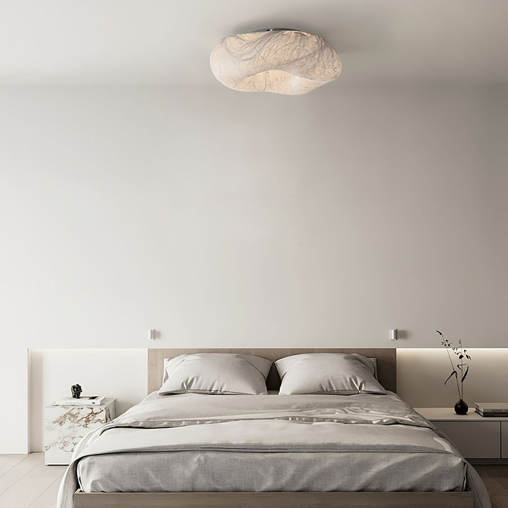 Xelmira Silk Ceiling Lamp-Moonnatur