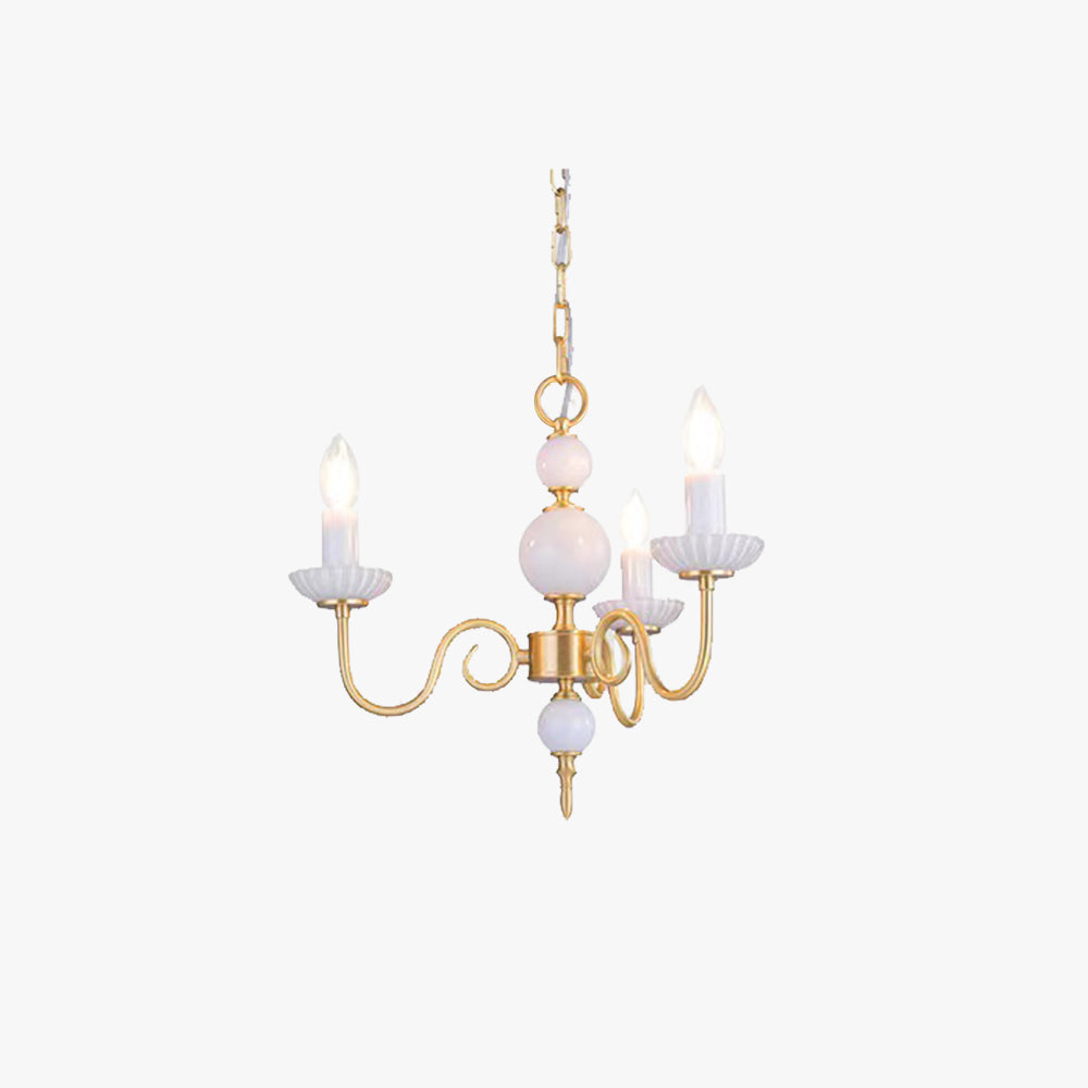 Hatherdale Ceramic Chandelier-Moonnatur