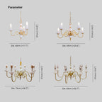 Hatherdale Ceramic Chandelier-Moonnatur