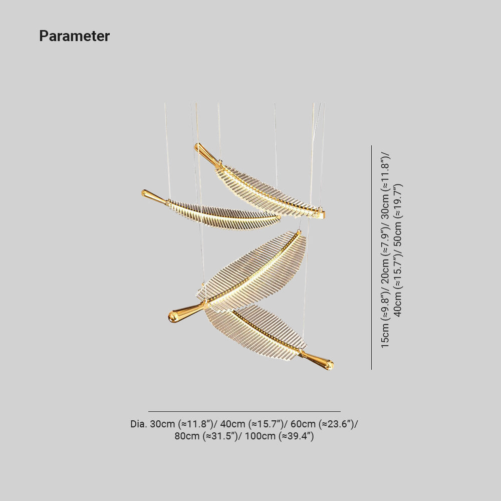 Harvencove Acrylic Pendant Light-Moonnatur