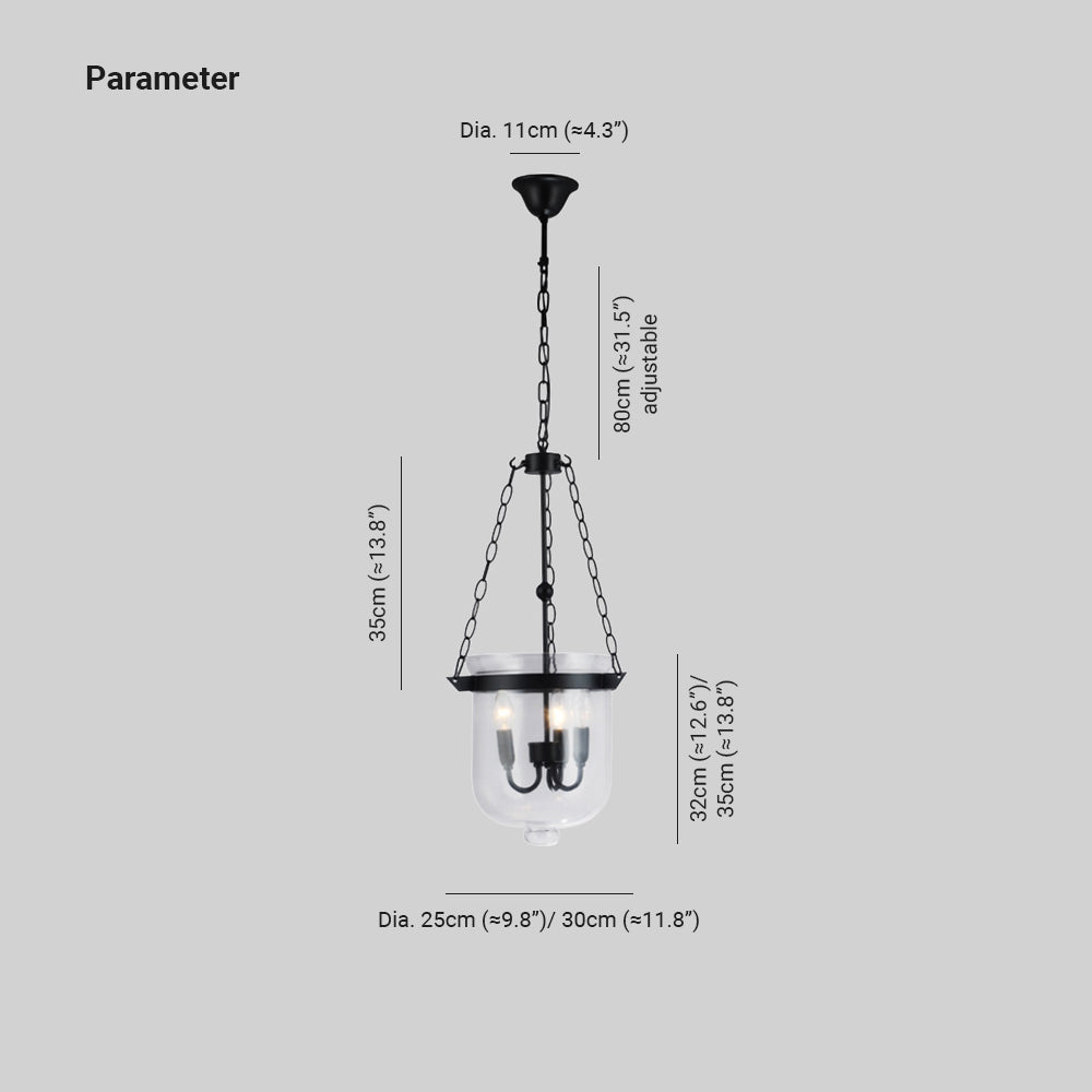 Ordelora Glass Pendant Light-Moonnatur
