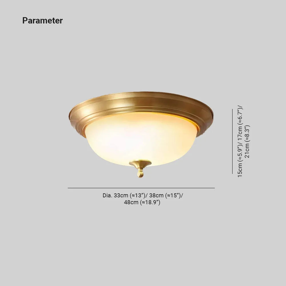 Norrellyn Glass Ceiling Light-Moonnatur