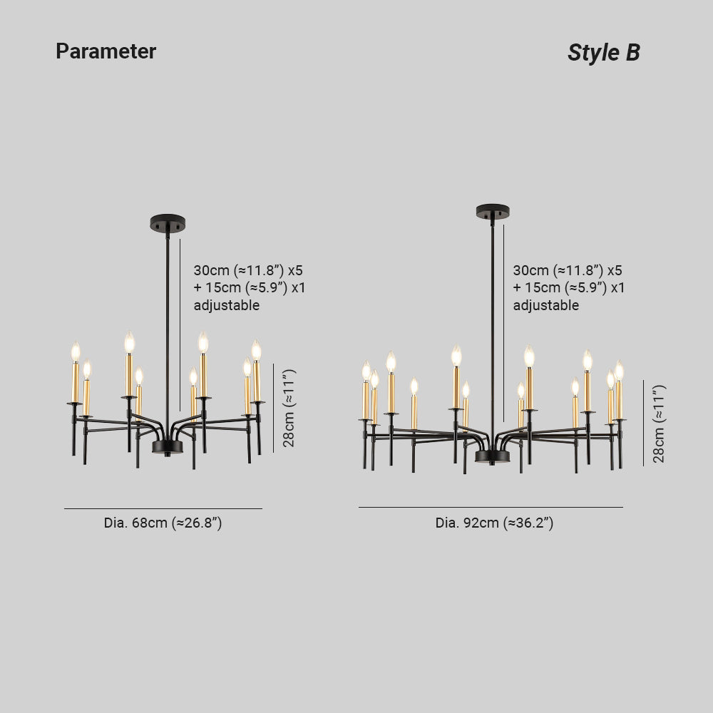 Kesterrose Metal Pendant Light-Moonnatur