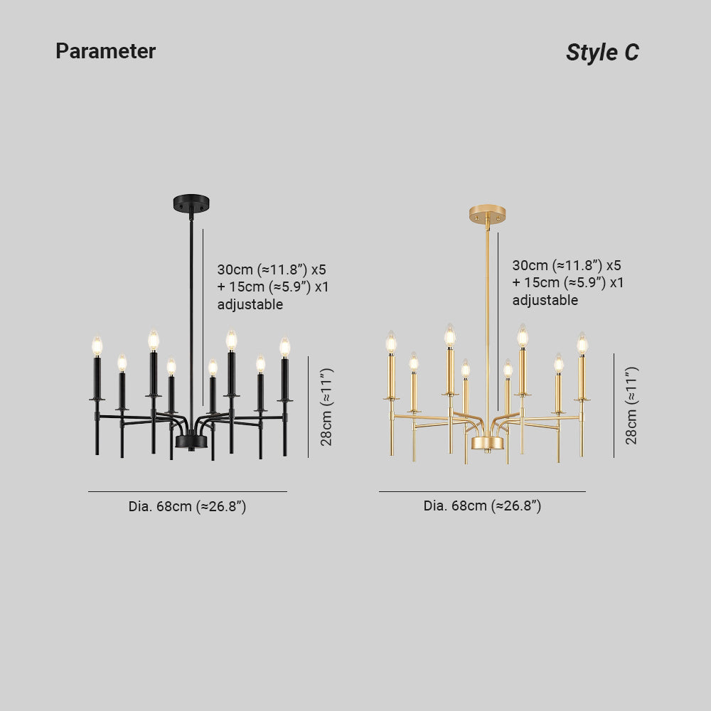 Kesterrose Metal Pendant Light-Moonnatur